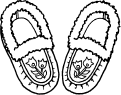 slippers, mocassins